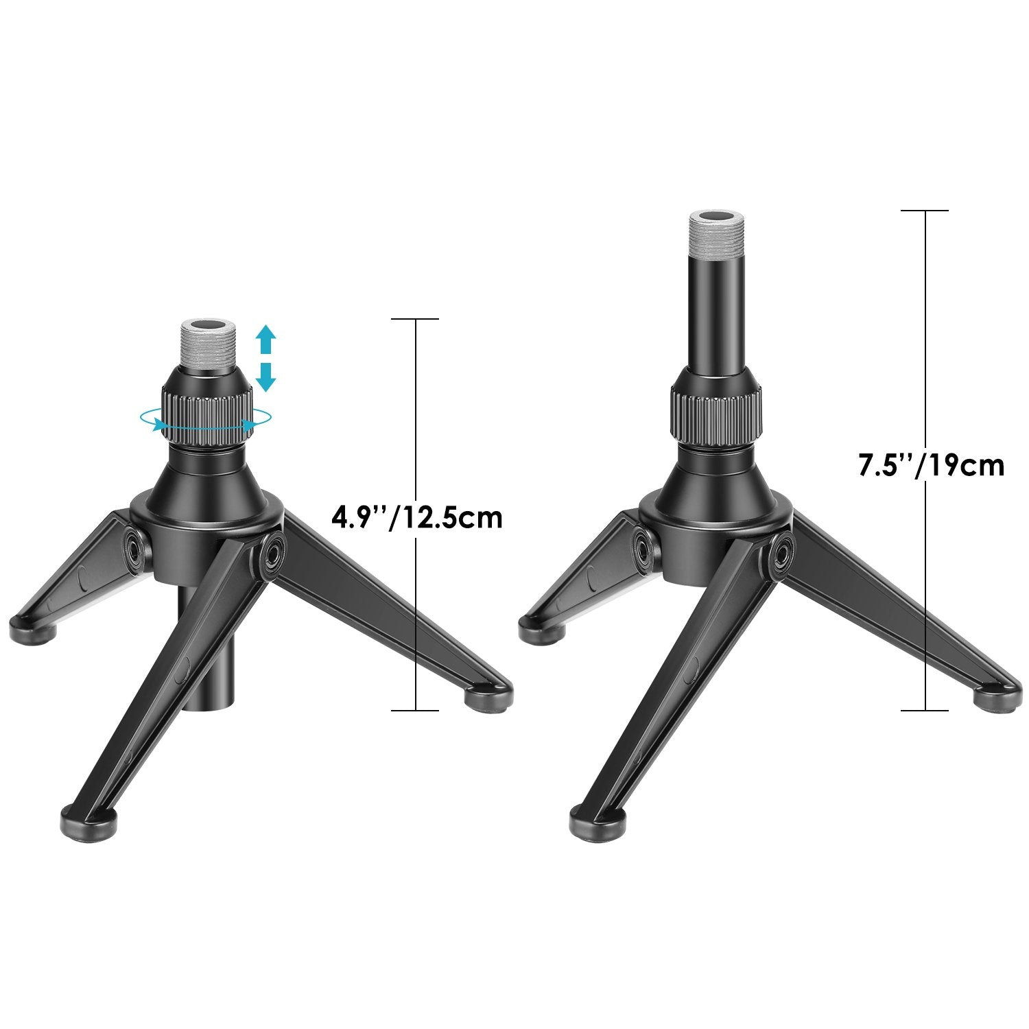 Neewer Mini Desktop Microphone Tripod Stand (Mic Stand)